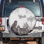 Afro-Haitians Citadelle Laferriere Spare Tire Cover Hispaniolan Trogon and Plumeria - African Pride