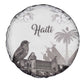 Afro-Haitians Citadelle Laferriere Spare Tire Cover Hispaniolan Trogon and Plumeria - African Pride