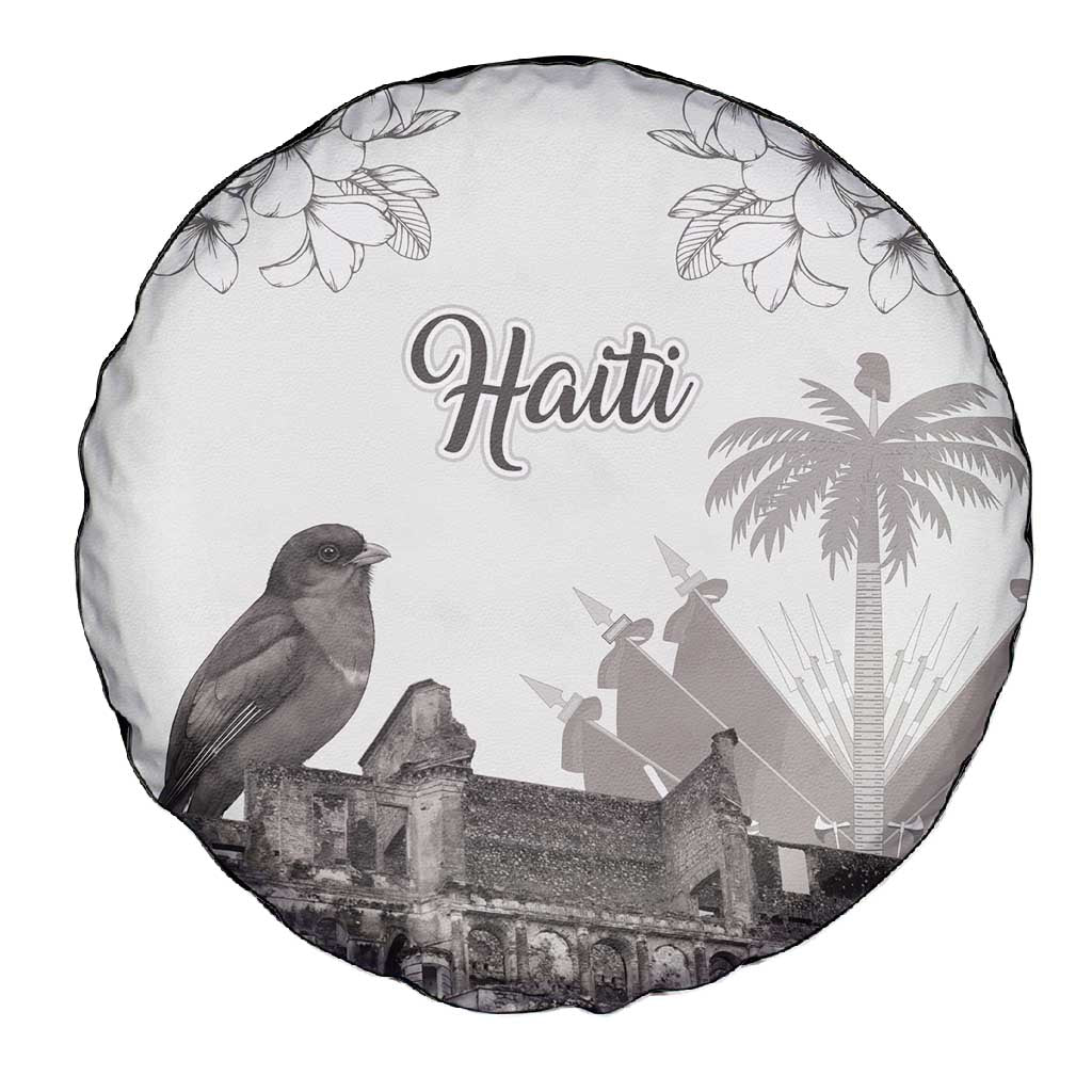 Afro-Haitians Citadelle Laferriere Spare Tire Cover Hispaniolan Trogon and Plumeria - African Pride