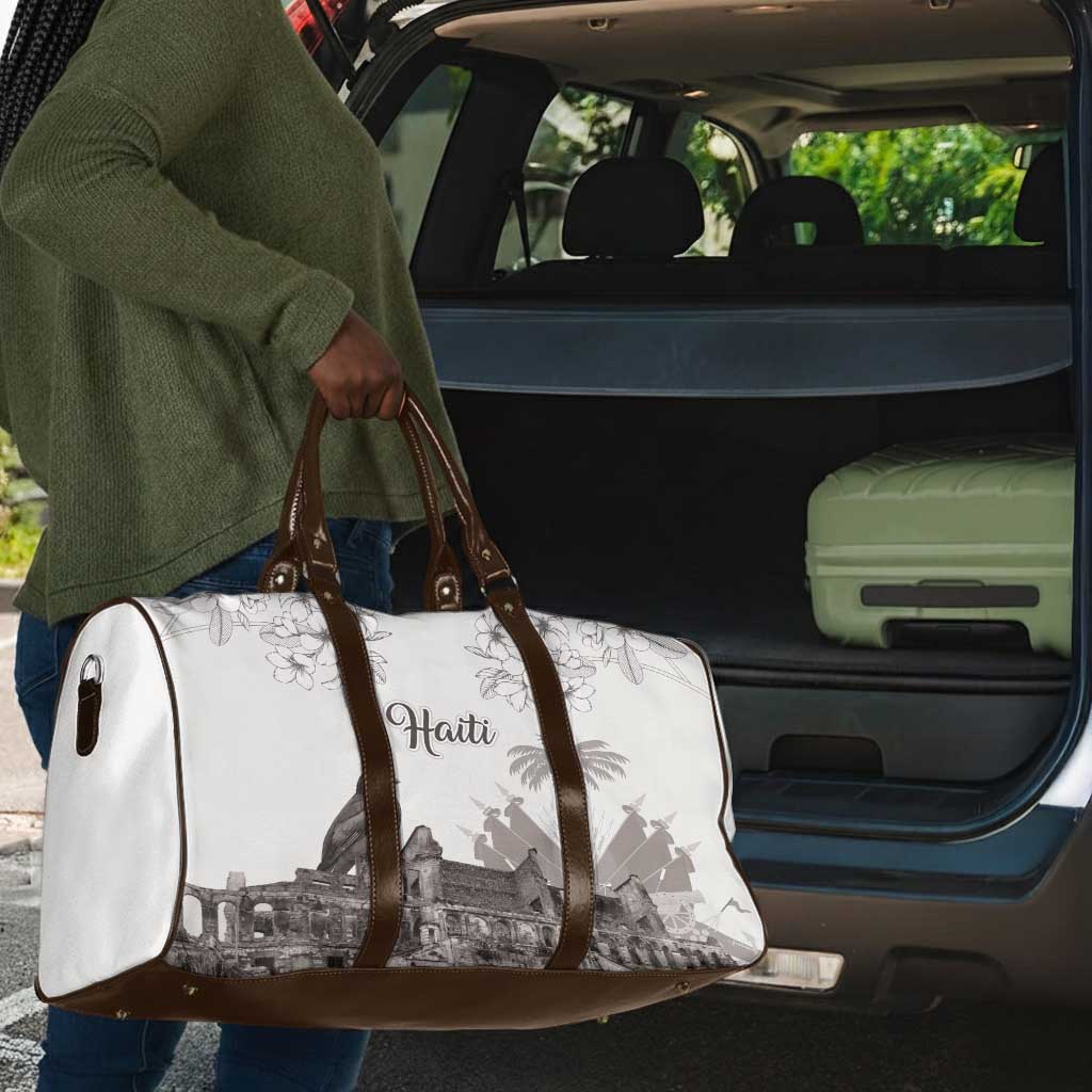 Afro-Haitians Citadelle Laferriere Travel Bag Hispaniolan Trogon and Plumeria