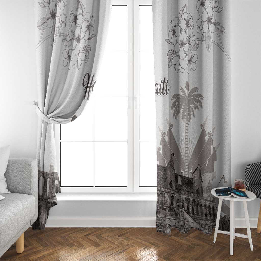 Afro-Haitians Citadelle Laferriere Window Curtain Hispaniolan Trogon and Plumeria - African Pride