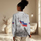 Afro-Haitians Citadelle Laferriere Women Casual Shirt Hispaniolan Trogon and Plumeria - African Pride