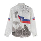 Afro-Haitians Citadelle Laferriere Women Casual Shirt Hispaniolan Trogon and Plumeria - African Pride