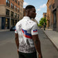 Afro-Haitians Citadelle Laferriere Zipper Polo Shirt Hispaniolan Trogon and Plumeria
