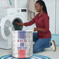Custom Afro-Haitians Football Laundry Basket National Flag Design - African Pride