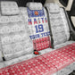 Custom Afro-Haitians Football Back Car Seat Cover National Flag Design - African Pride