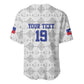Custom Afro-Haitians Football Baseball Jersey National Flag Design LT19