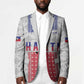 Custom Afro-Haitians Football Blazer National Flag Design