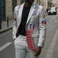 Custom Afro-Haitians Football Blazer National Flag Design