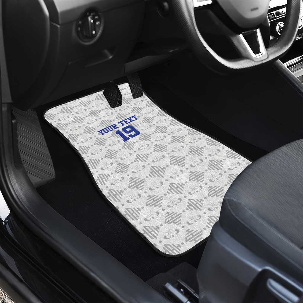 Custom Afro-Haitians Football Car Mats National Flag Design - African Pride