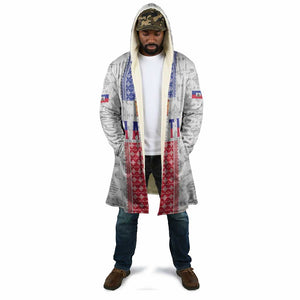 Custom Afro-Haitians Football Cloak National Flag Design