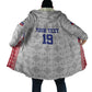 Custom Afro-Haitians Football Cloak National Flag Design