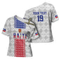 Custom Afro-Haitians Football Cross Shoulder Shirt National Flag Design