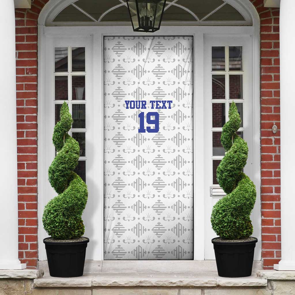 Custom Afro-Haitians Football Door Cover National Flag Design