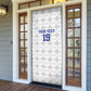 Custom Afro-Haitians Football Door Cover National Flag Design