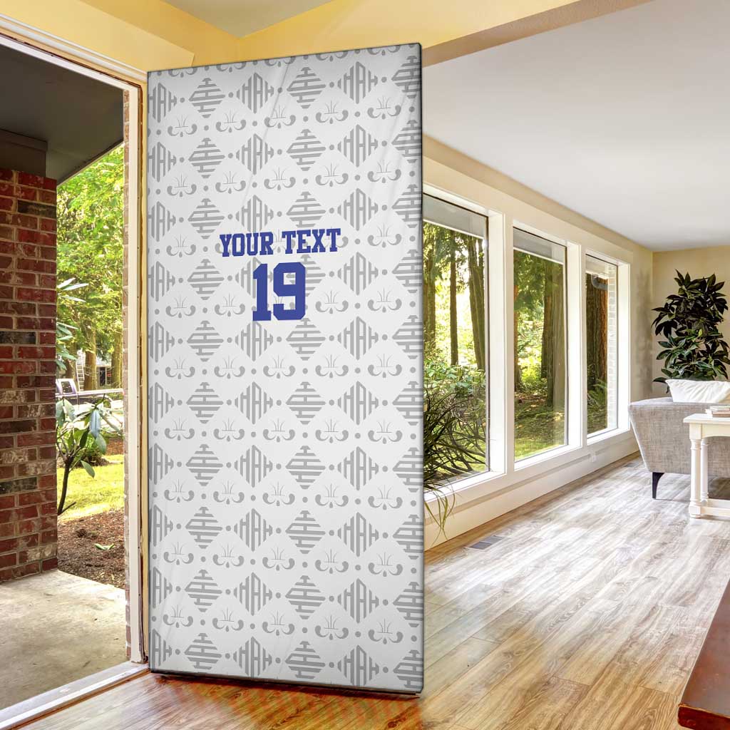 Custom Afro-Haitians Football Door Cover National Flag Design