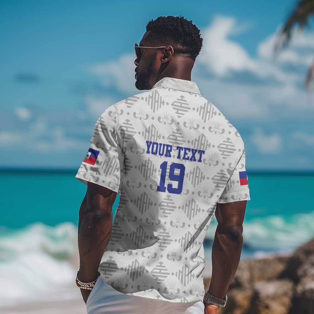 Custom Afro-Haitians Football Hawaiian Shirt National Flag Design LT19