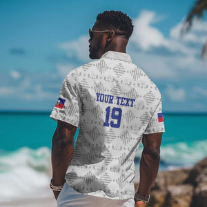 Custom Afro-Haitians Football Hawaiian Shirt National Flag Design LT19