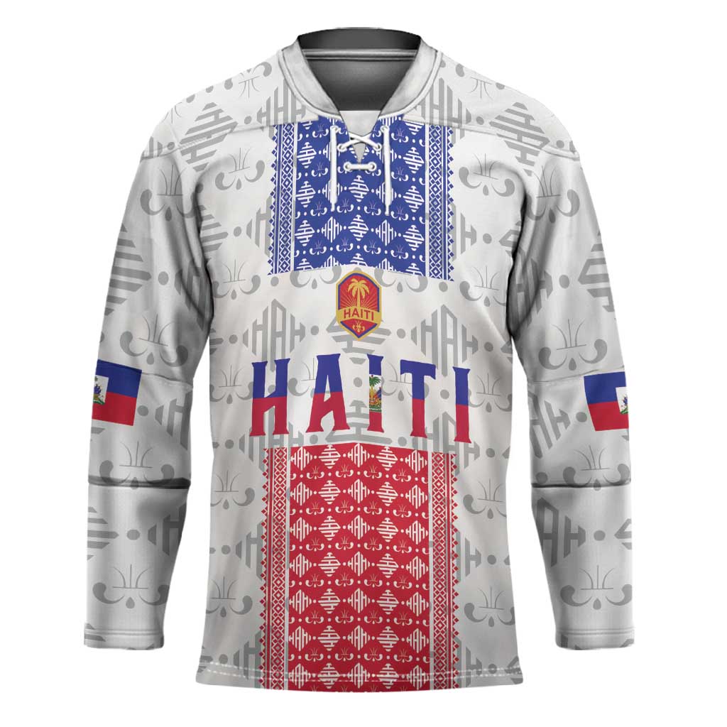 Custom Afro-Haitians Football Hockey Jersey National Flag Design