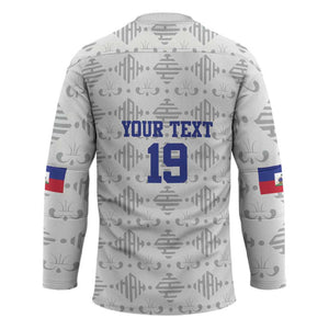 Custom Afro-Haitians Football Hockey Jersey National Flag Design