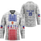 Custom Afro-Haitians Football Hockey Jersey National Flag Design