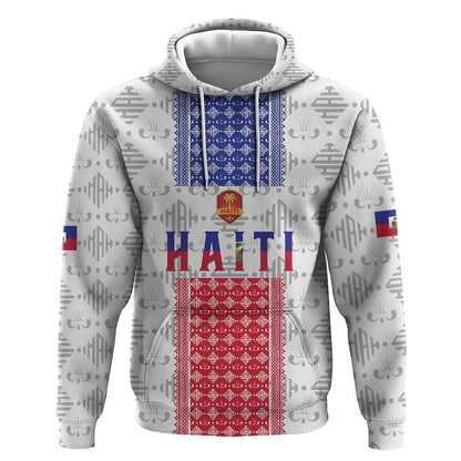 Custom Afro-Haitians Football Hoodie National Flag Design - African Pride