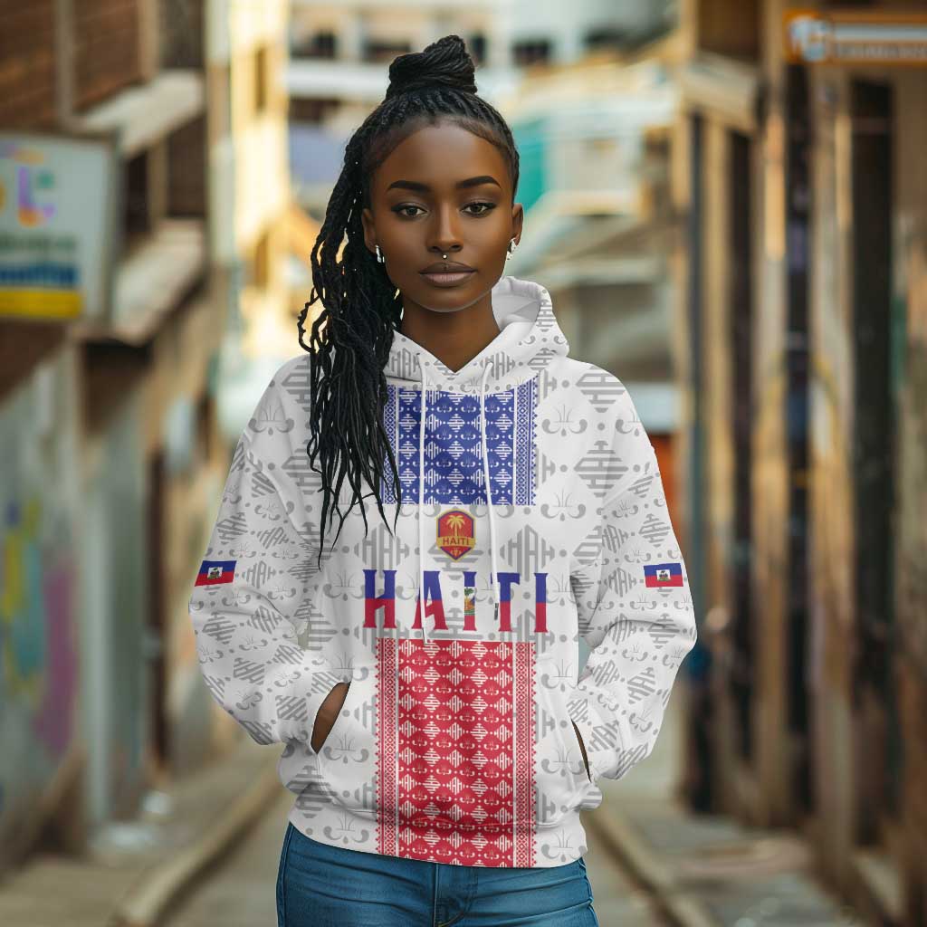 Custom Afro-Haitians Football Hoodie National Flag Design - African Pride