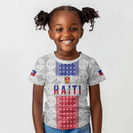 Custom Afro-Haitians Football Kid T shirt National Flag Design LT19