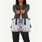 Custom Afro-Haitians Football Leather Bag National Flag Design