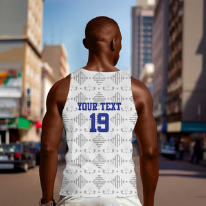 Custom Afro-Haitians Football Men Tank Top National Flag Design - African Pride