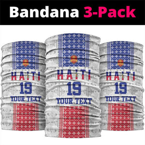 Custom Afro-Haitians Football Neck Gaiter National Flag Design - African Pride
