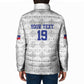Custom Afro-Haitians Football Padded Jacket National Flag Design
