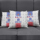 Custom Afro-Haitians Football Pillow Cover National Flag Design