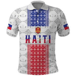 Custom Afro-Haitians Football Polo Shirt National Flag Design LT19