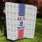Custom Afro-Haitians Football Quilt National Flag Design - African Pride
