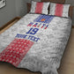 Custom Afro-Haitians Football Quilt Bed Set National Flag Design - African Pride