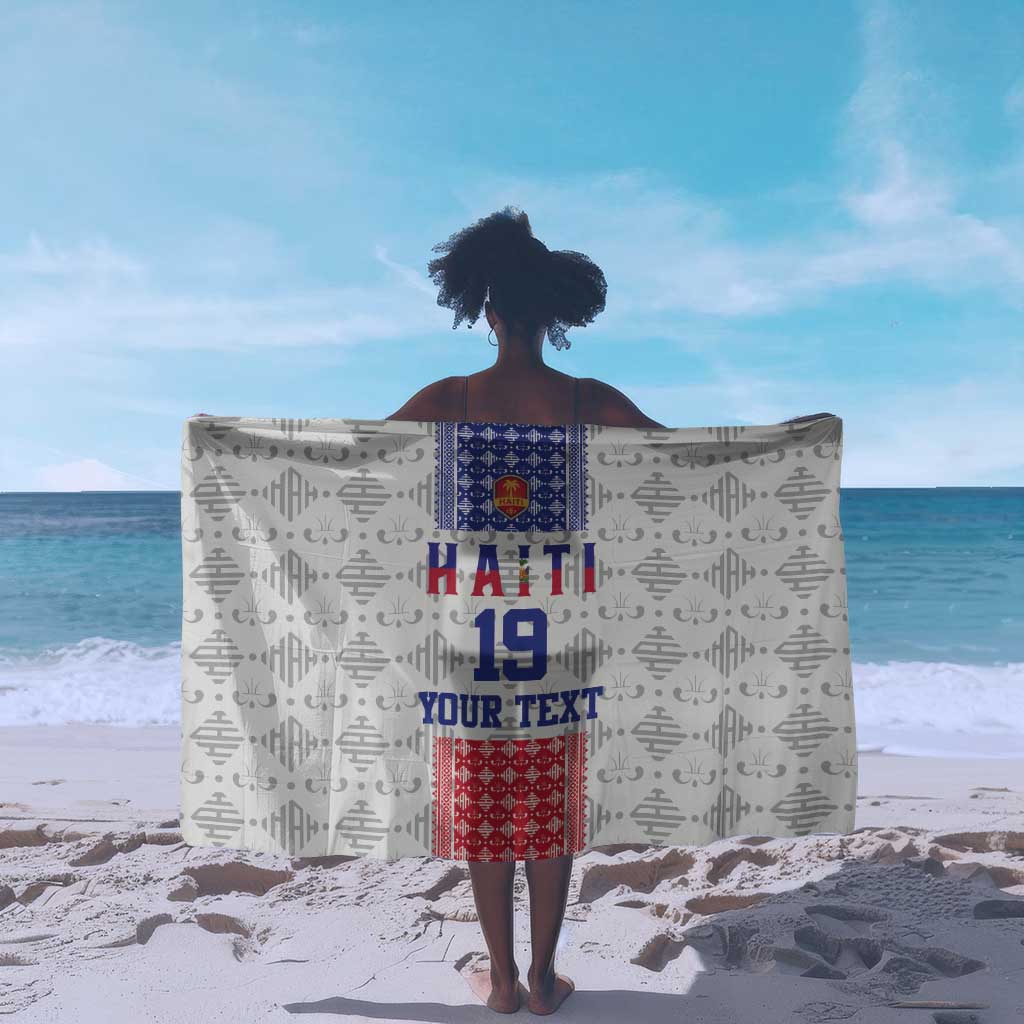 Custom Afro-Haitians Football Sarong National Flag Design - African Pride