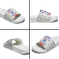 Custom Afro-Haitians Football Slide Sandals National Flag Design