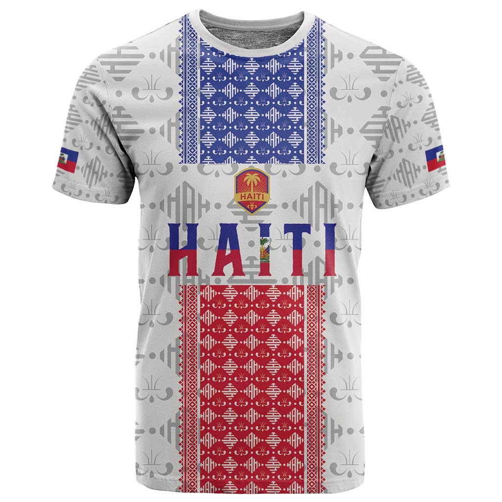 Custom Afro-Haitians Football T shirt National Flag Design - African Pride