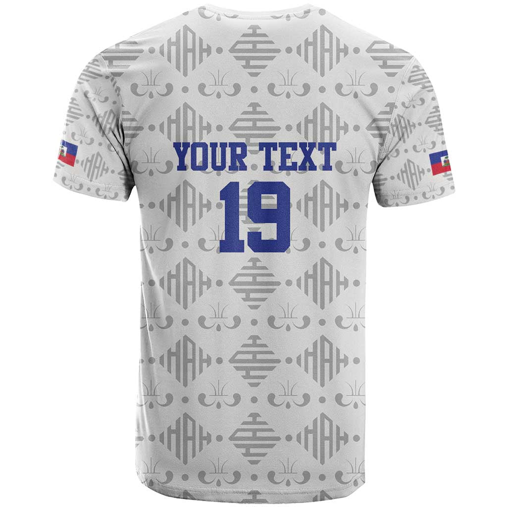 Custom Afro-Haitians Football T shirt National Flag Design - African Pride