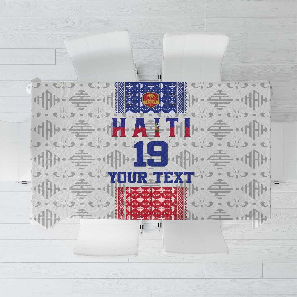 Custom Afro-Haitians Football Tablecloth National Flag Design - African Pride