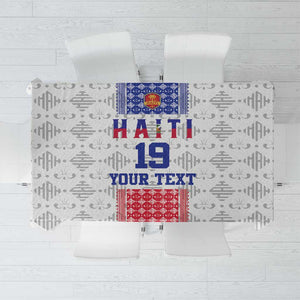 Custom Afro-Haitians Football Tablecloth National Flag Design - African Pride