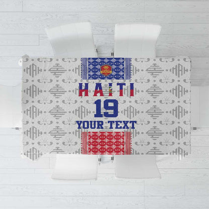 Custom Afro-Haitians Football Tablecloth National Flag Design - African Pride