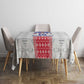 Custom Afro-Haitians Football Tablecloth National Flag Design - African Pride