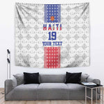 Custom Afro-Haitians Football Tapestry National Flag Design - African Pride