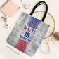 Custom Afro-Haitians Football Tote Bag National Flag Design