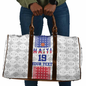 Custom Afro-Haitians Football Travel Bag National Flag Design
