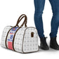 Custom Afro-Haitians Football Travel Bag National Flag Design