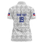Custom Afro-Haitians Football Women Polo Shirt National Flag Design LT19