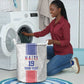 Custom Afro-Haitians Football Laundry Basket Paisley Flag Pattern Design - African Pride